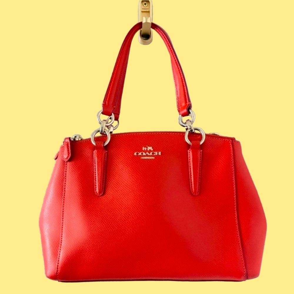 Coach Bright Orange Christie Crossbody Bag